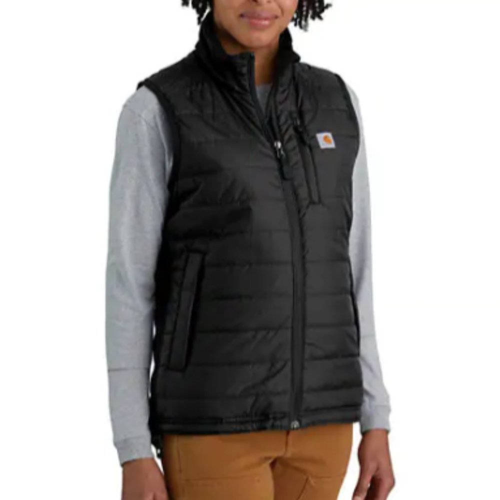 Carhartt WOMEN' RAIN DEFENDER NYLON INSULATED MOCK-NECK VEST